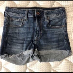 Hi-Rise American Eagle Shortie Shorts Sz 8